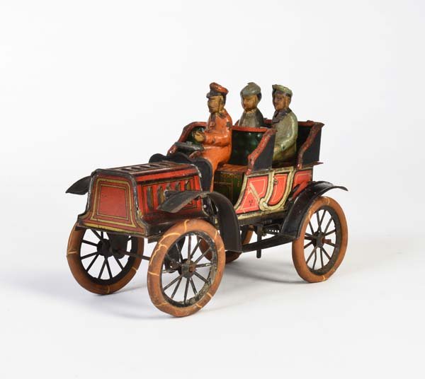 Hans Eberl, Limousine um 1905: Hans Eberl, Limousine um 1905, Germany VK, 17 cm, Blech, altersbedingte LM, sonst guter Zustand