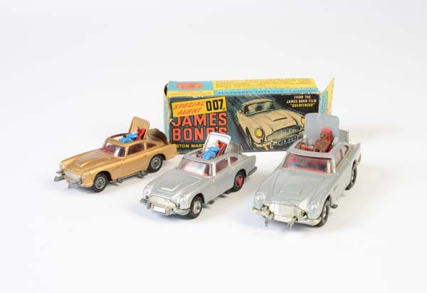 Corgi Toys, 3x James Bond Auto (1 of 1)