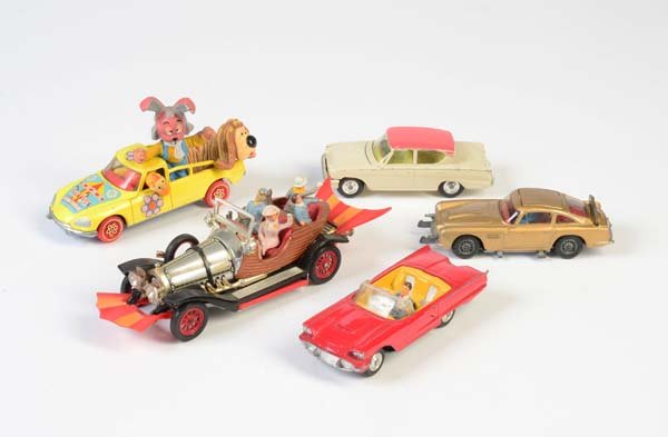 Corgi Toys: Aston Martin, Ford Thunderbird, Ford Consul (1 of 1)