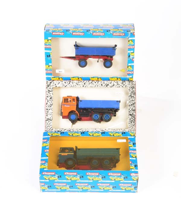 Carrera, LKW Anhaenger + 2x LKW Kipper (1 of 1)