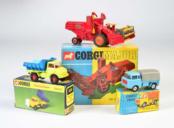 Corgi Toys, Jeep FC 150 mit Plane, Mercedes Unimog (1 of 1)