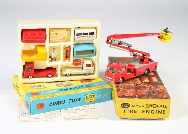 Corgi Toys, GS 24 Commer Set + Simon Snorkel Fire (1 of 1)