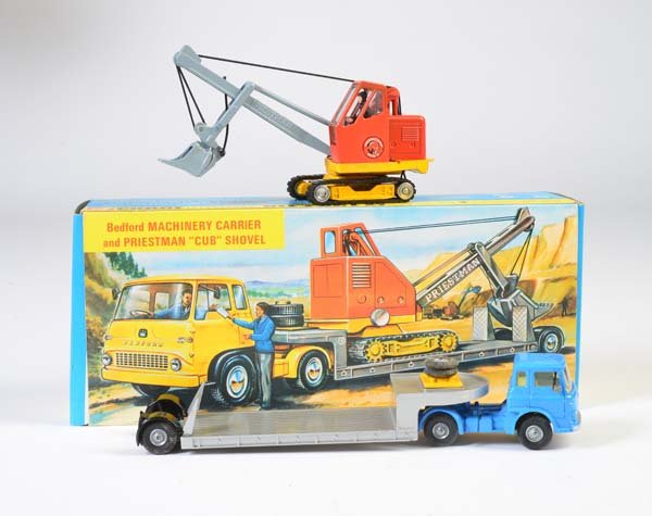 Corgi Toys, Bedford Carrimore + Bagger in seltenem (1 of 1)