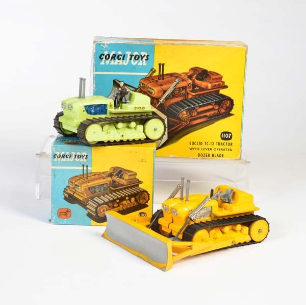Corgi Toys, Euclid TC 12 Planierraupe mit Fahrer + (1 of 1)