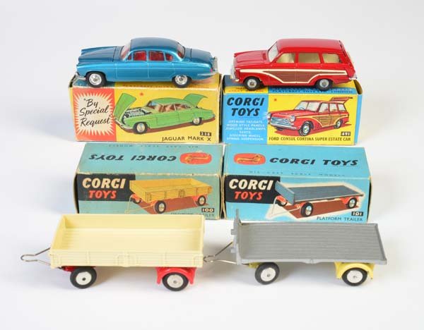 Corgi Toys, Lorry Anhaenger, Platform Trailer, Ford (1 of 1)