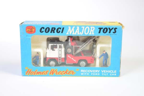 Corgi Toys, Holmes Wrecker Abschleppwagen mit silbernem: Corgi Toys, Holmes Wrecker Abschleppwagen mit silbernem Kran, England, 1:43, Okt Z 1-, Z 1