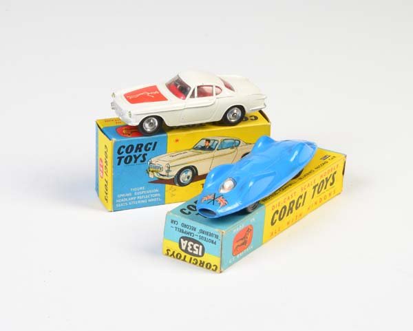 Corgi Toys, Volvo The Saint + Proteus Campbell Bluebird (1 of 1)