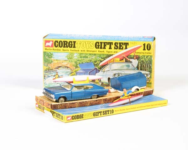 Corgi Toys, Rambler Marlin Kajak Set: Corgi Toys, Rambler Marlin Kajak Set, England, 1:43, Druckguss, Okt Z 1, Z 1