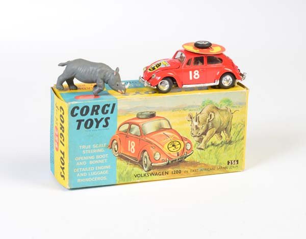 Corgi Toys, VW Kaefer mit Nashorn, Rechtslenker (1 of 1)
