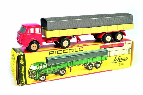 Schuco, Piccolo Sattelschlepper (773): Schuco, Piccolo Truck Tractor (773), W.-Germany, 1:90, diecast, box C 1, C 1