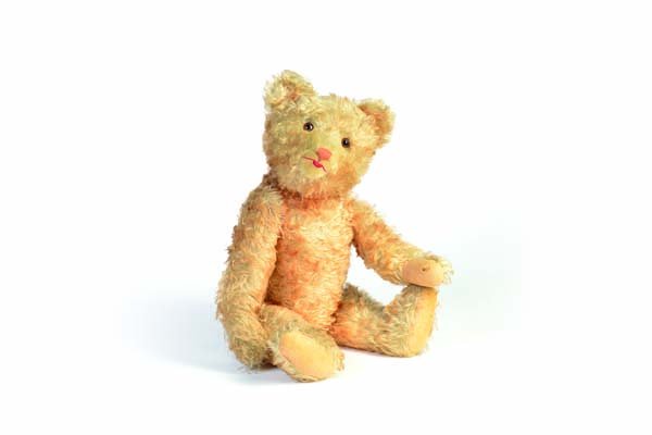 Steiff, Baer 30er Jahre (rot blondes Mohair Fell) (1 of 1)