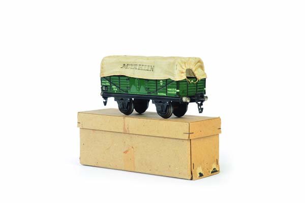 Marklin, Hochbord Gueterwagen mit Plane (1 of 1)