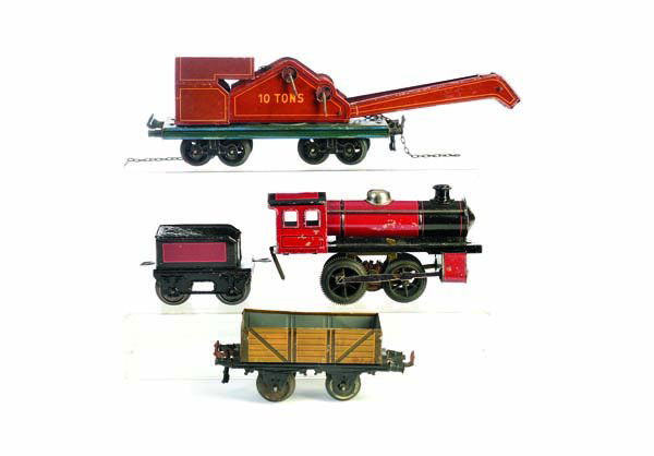 Bing, Bub u.a, Konvolut Lok + Wagen (1 of 1)