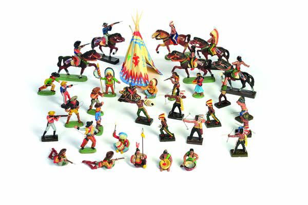 Leyla, Konvolut Cowboys, Indianer + Pferde (1 of 1)