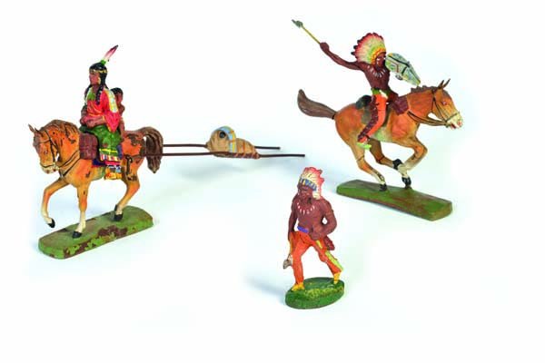 Elastolin, 3 Indianer (1 of 1)