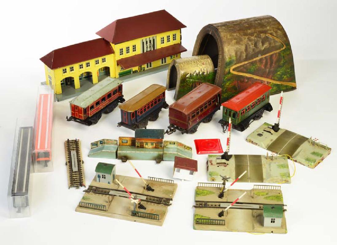 Bing, Bub u.a., Konvolut Eisenbahnzubehoer (1 of 1)