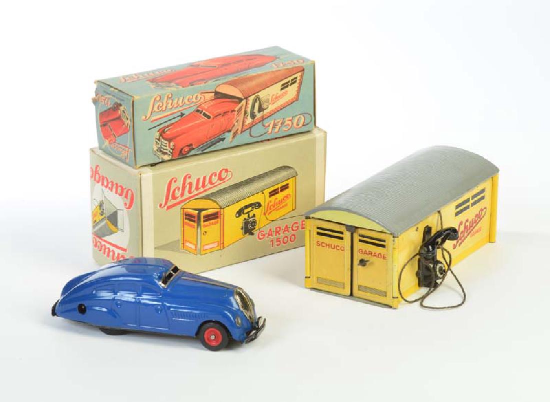 Schuco, Patentauto 1750 + Garage 1500 (1 of 1)