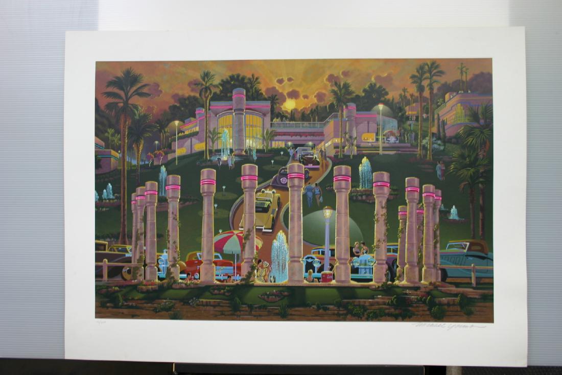 MICHAEL YOUNG, Title: Sunset Splash, Limited Edition: MICHAEL YOUNG, Title: Sunset Splash, Limited Edition Serigraph on paper. Artist signed. Image size is 25"" X 38"