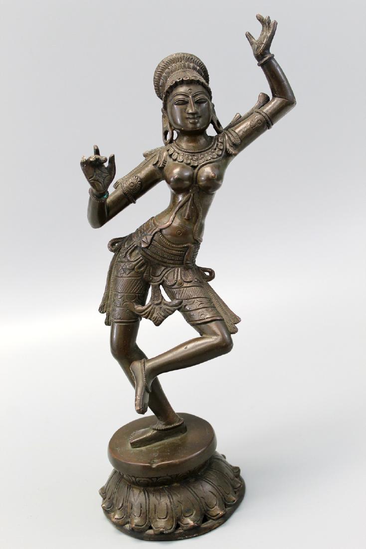 Indian bronze statue (1 of 3)