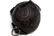 Two Chinese carved peach shaped lacquer brush washers. - 8