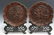 Pair of Chinese Cinnabar Lacquer Dishes on Stands.