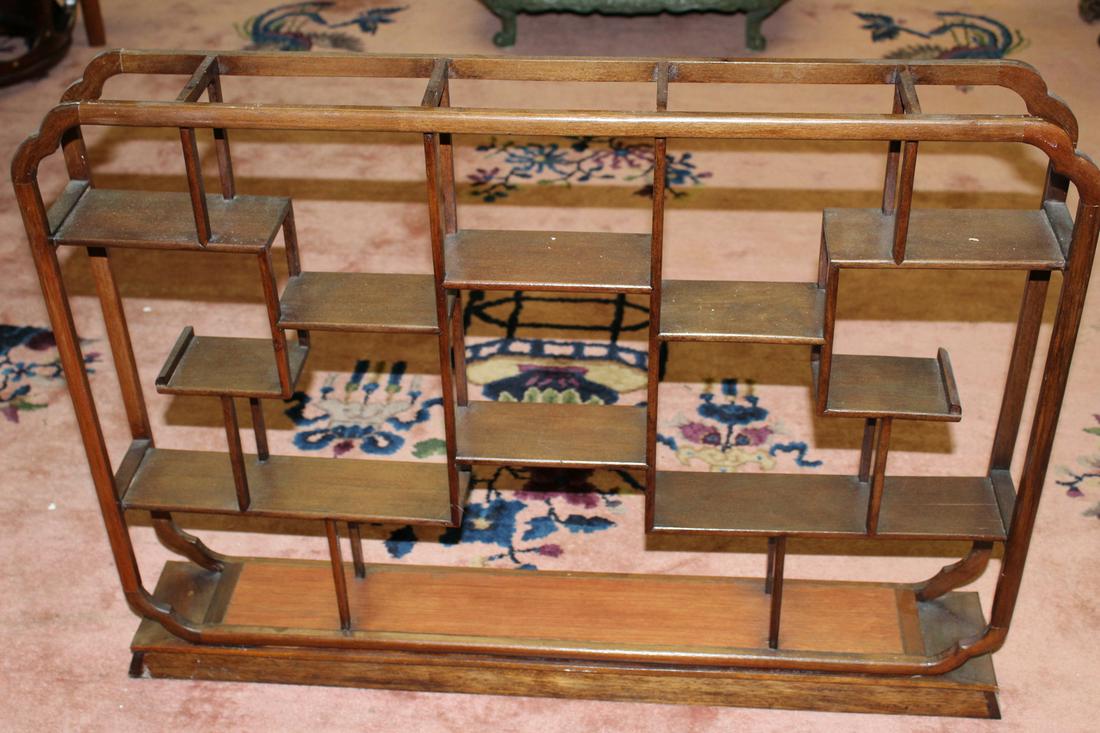 Chinese Wood Shelf: Chinese Wood Shelf. 80x60 cm