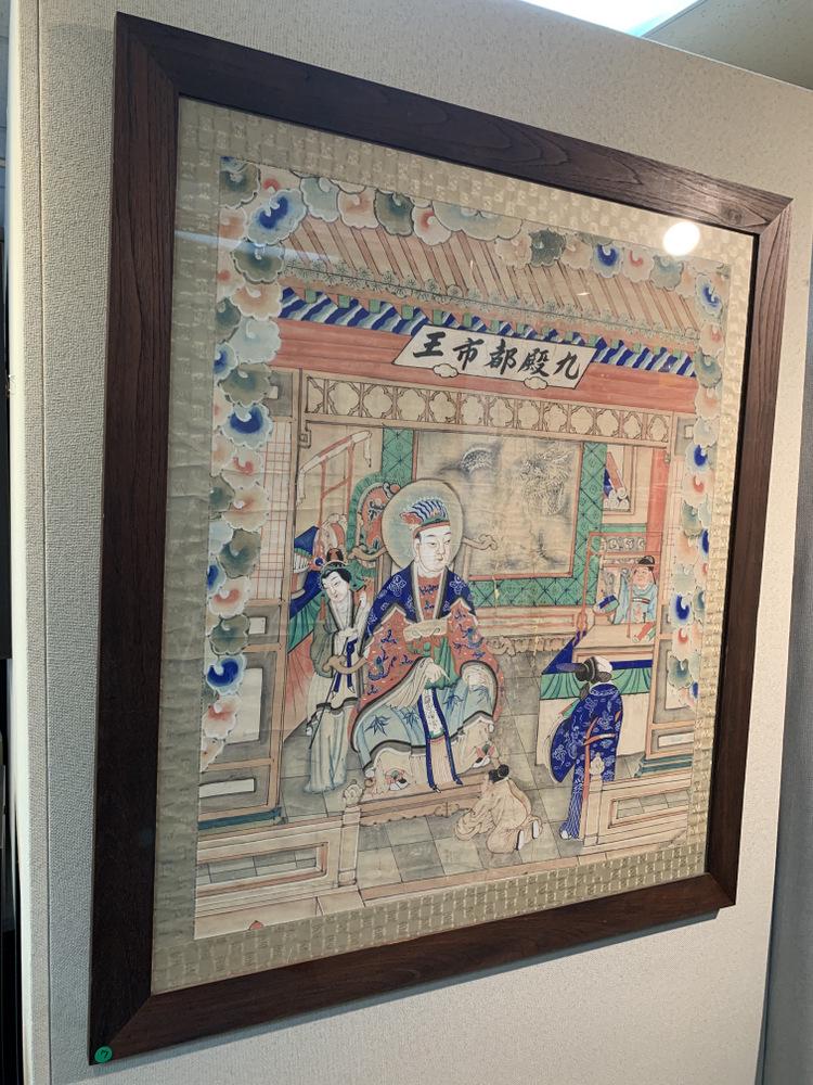 Framed Chinese painting (1 of 2)