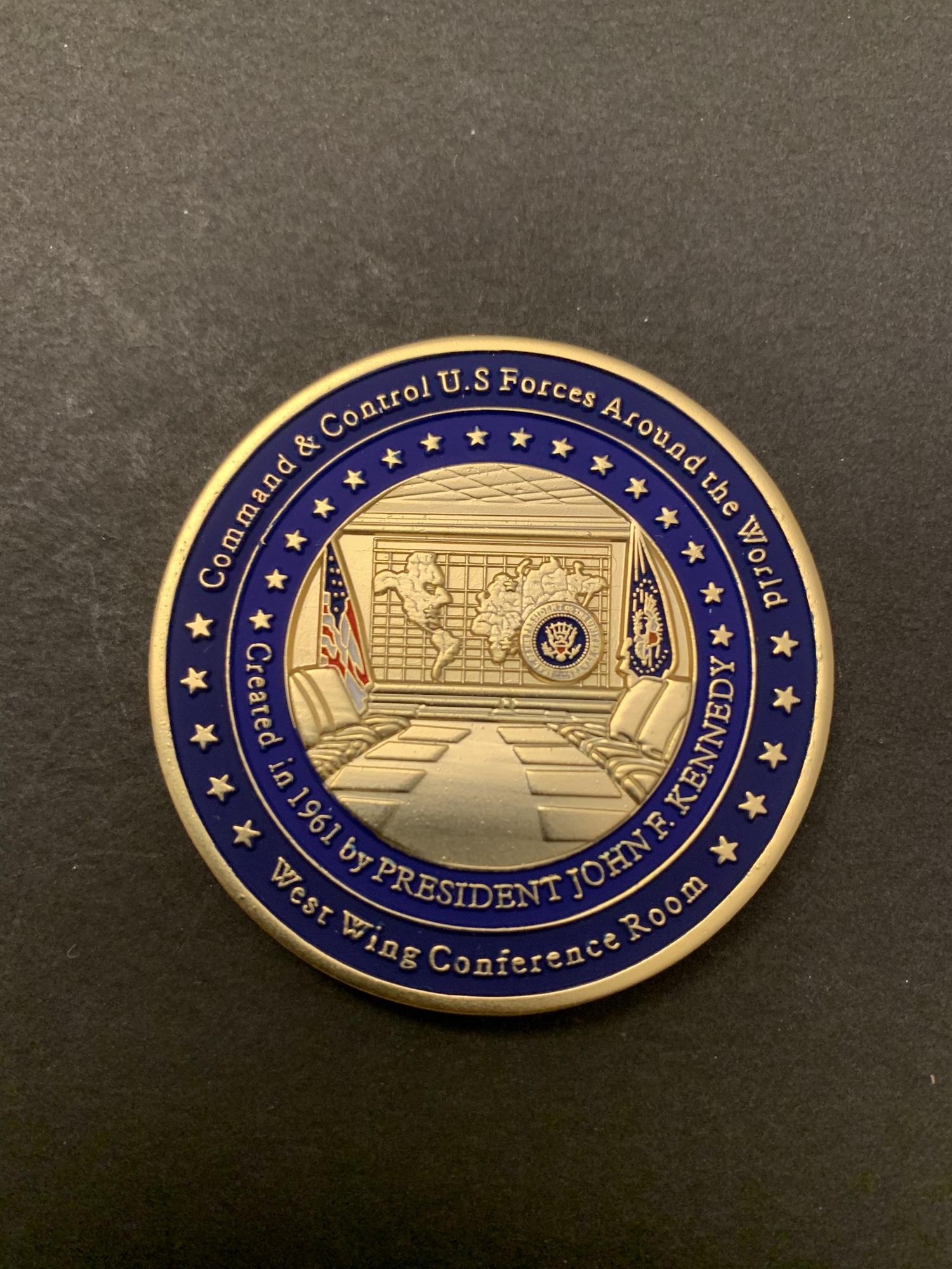 2018 White House Situation Room (created by John F.: 2018 White House Situation Room (created by John F. Kennedy) Challenge coin