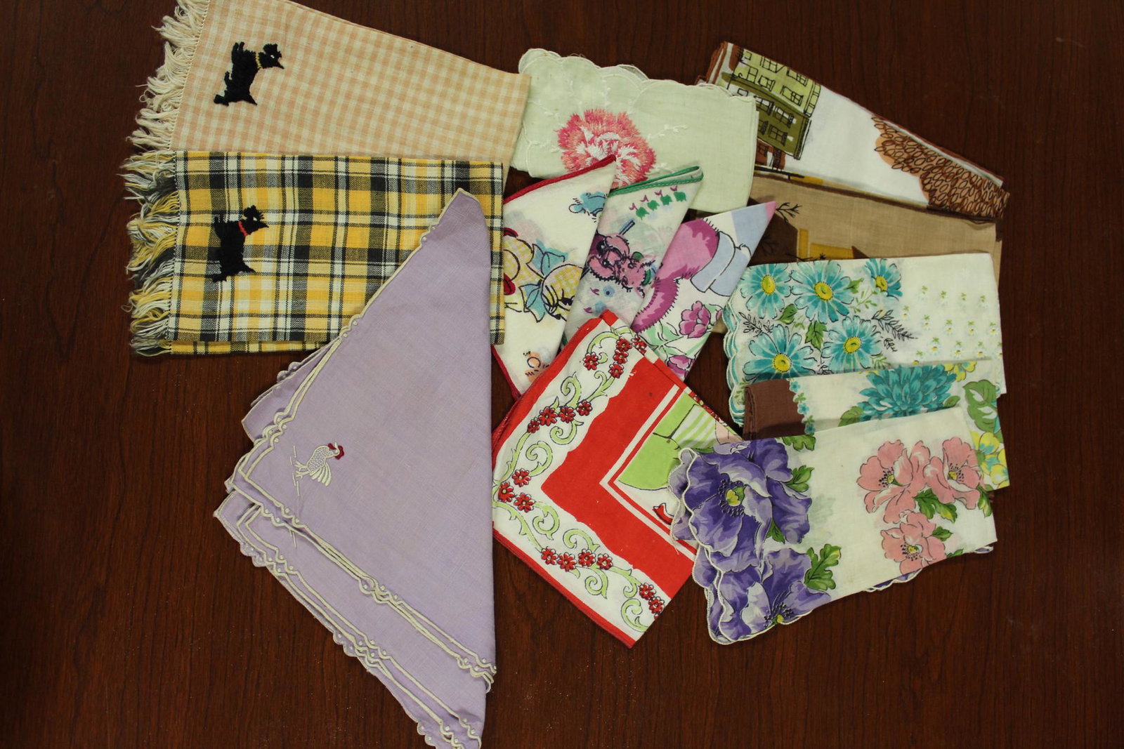 Group of Handkerchiefs: Group of Handkerchiefs.