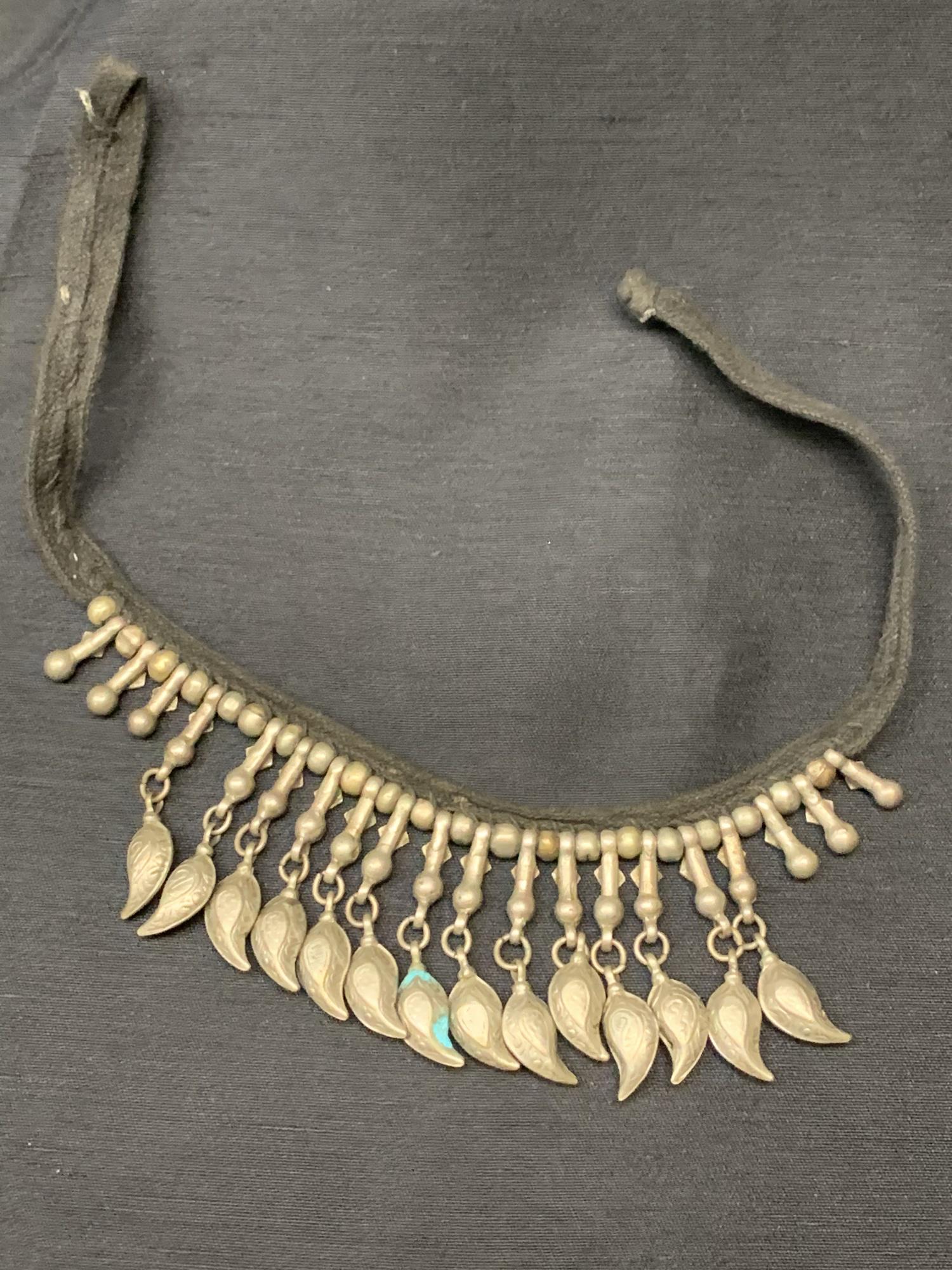 Ethnic necklace: Ethnic necklace. 15"L.