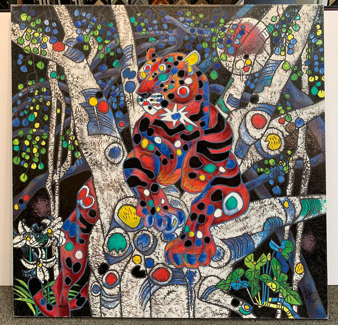 Unframed Tiefeng Jiang "Vigilant" limited edition (1 of 3)