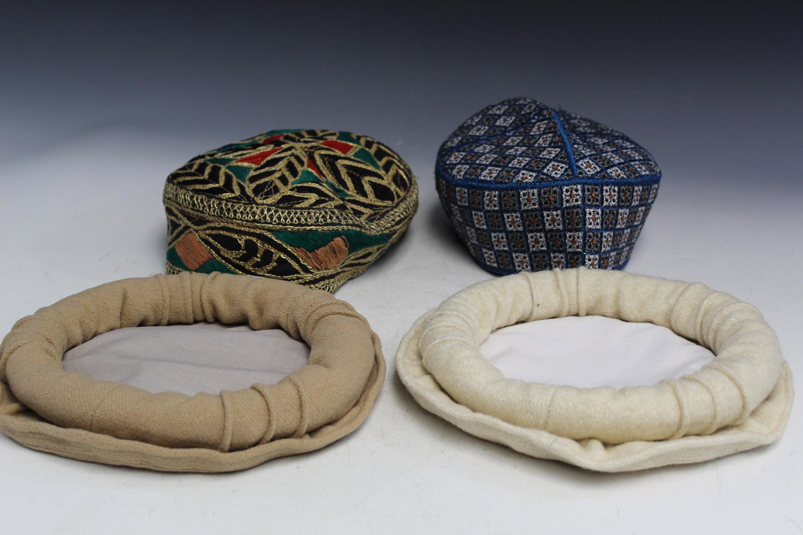 4 Pakistani Men's Hats.: 4 Pakistani Men's Hats..