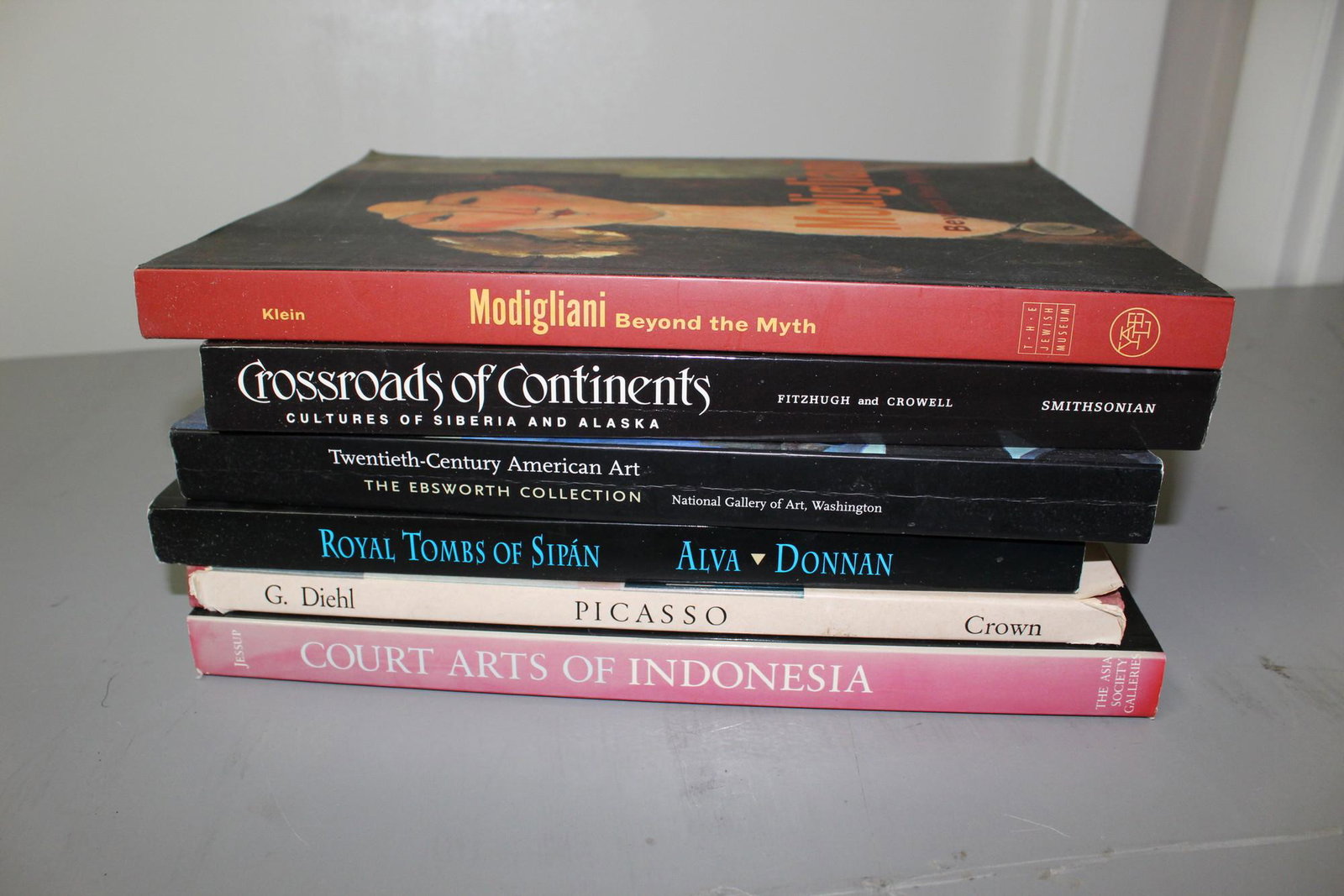 6 coffee-table art books: 6 coffee-table art books.