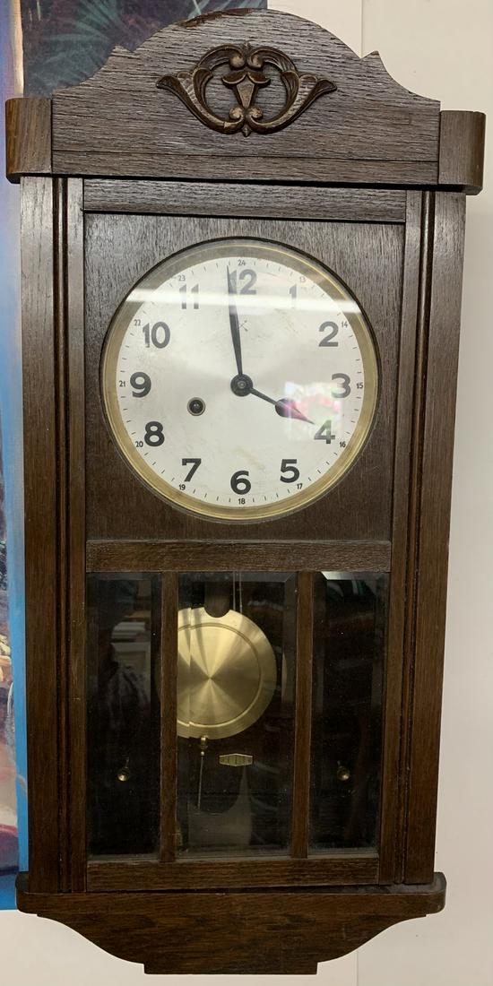 Wall clock: Wall clock. about 25" x 11" x 6"