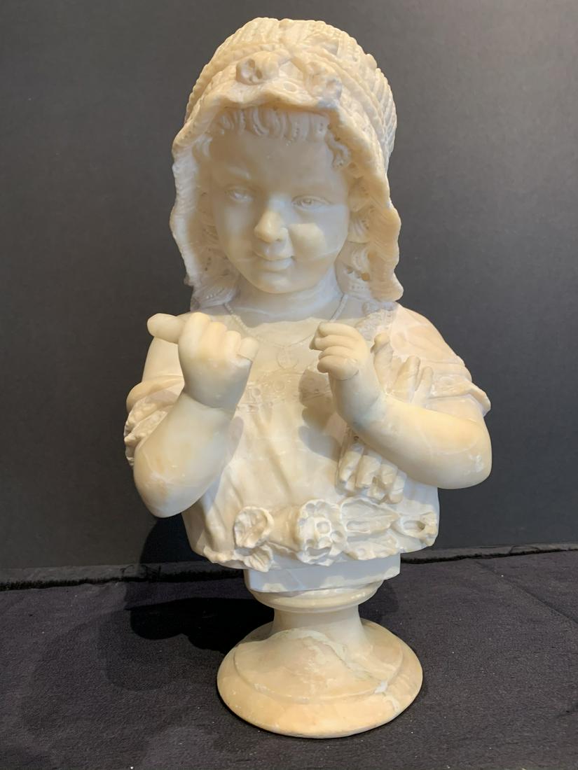 Alabaster sculpture: Alabaster sculpture. about 14" H