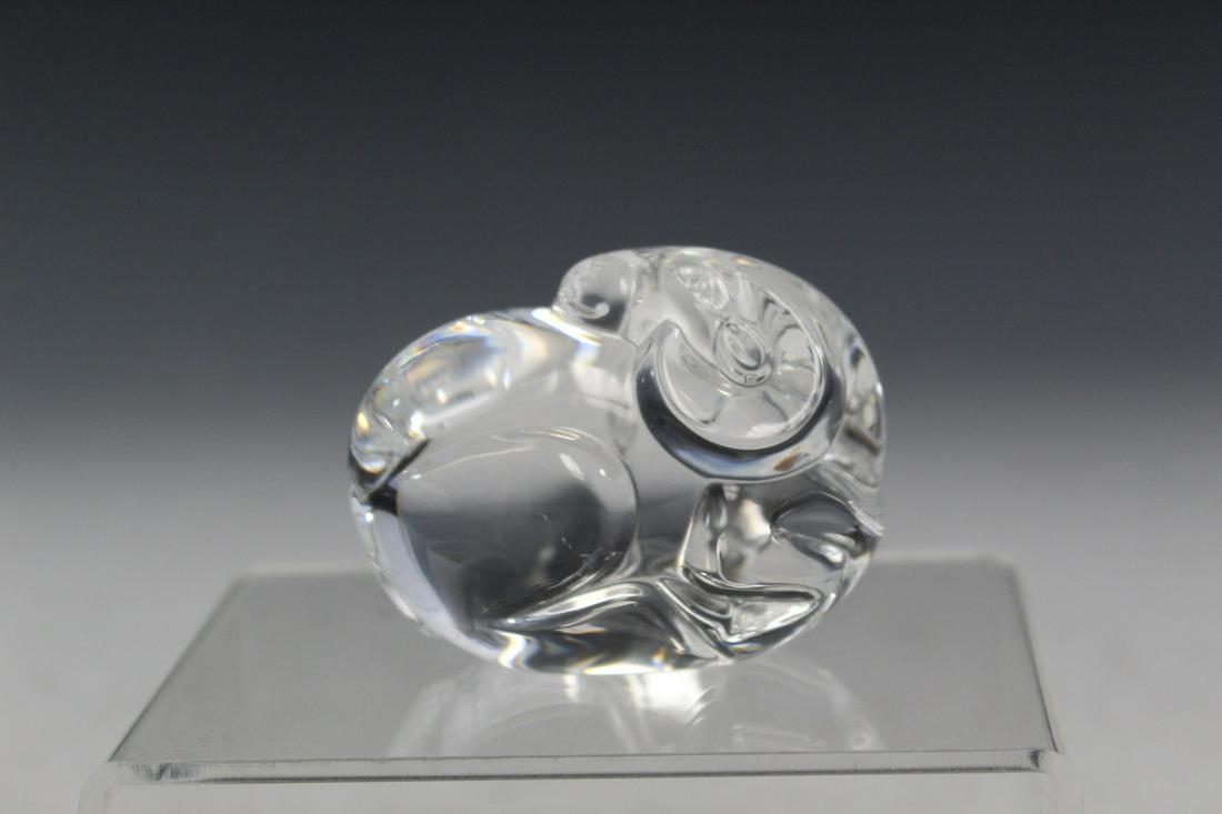Steuben Glass Ram: Steuben Glass Ram. 6x4 cm