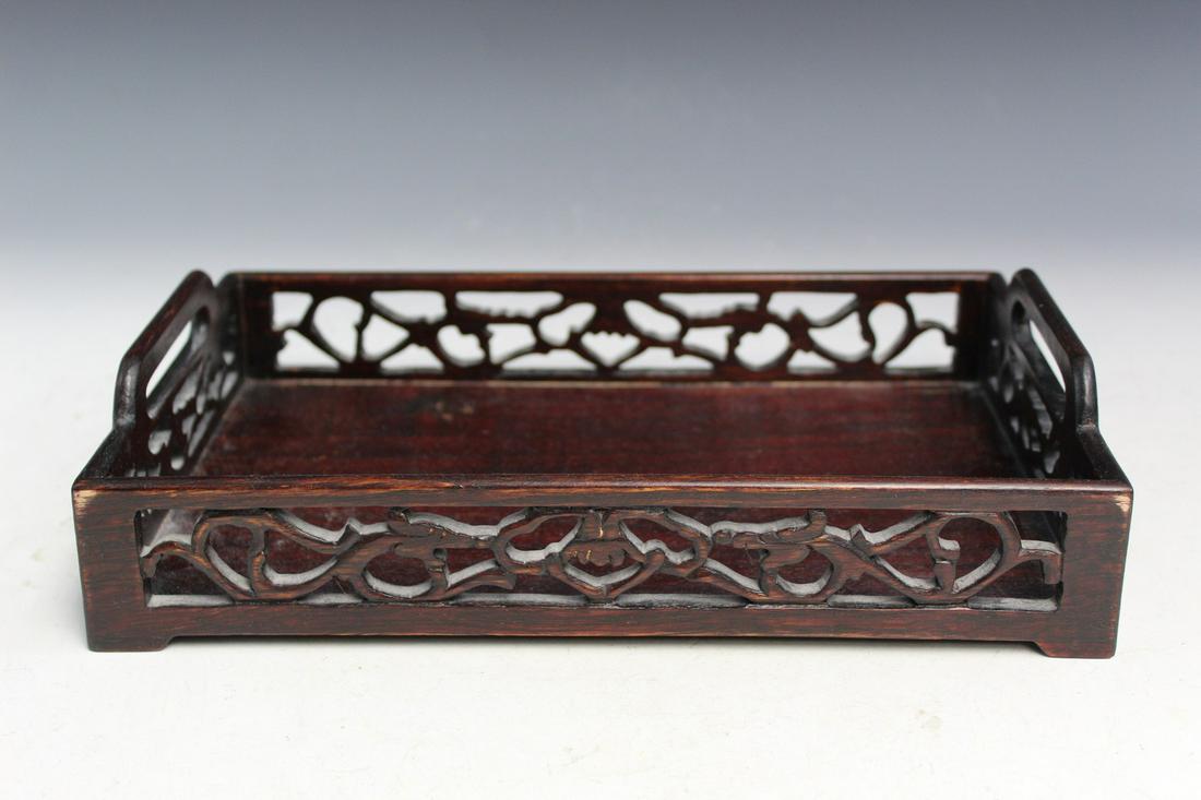 Chinese Wood Tea Tray (1 of 3)