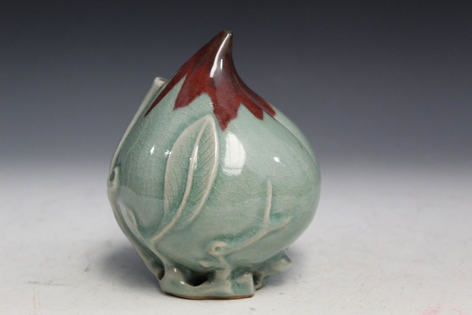 Korean Porcelain Peach Water Dropper (1 of 4)