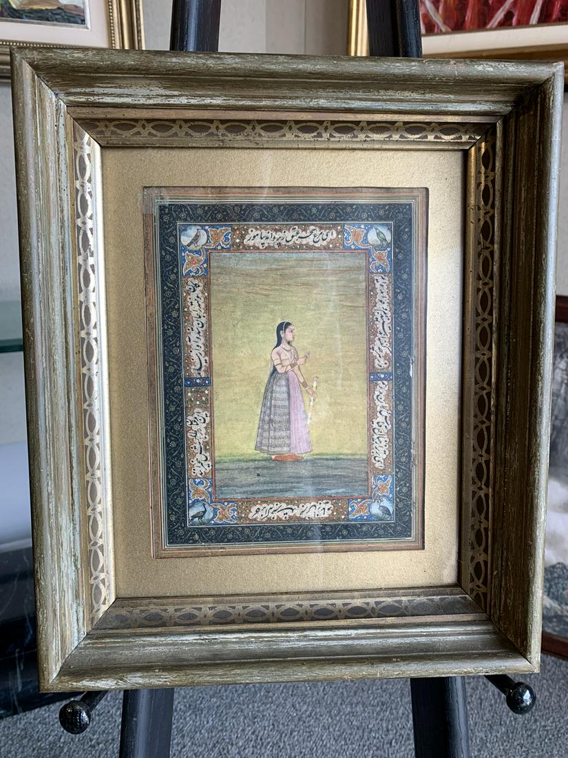 Middle Eastern print- Framed- woman (1 of 1)