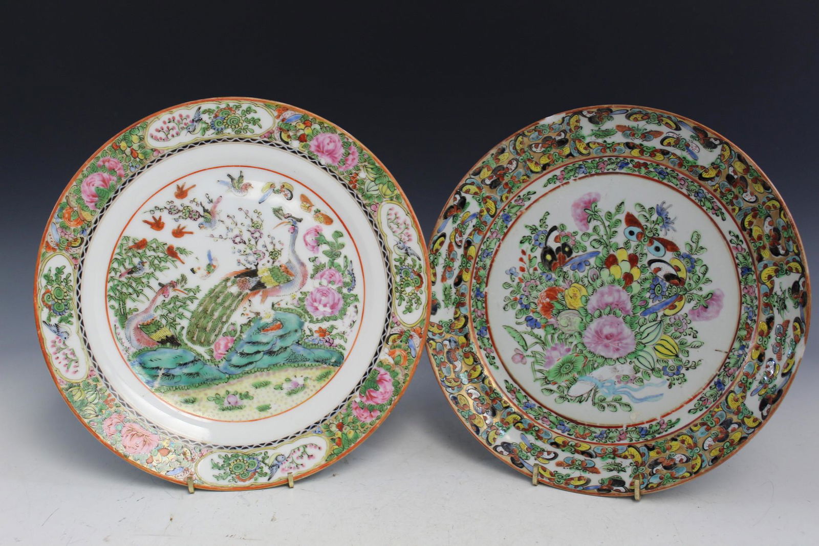 Two Chinese Export Porcelain Dishes (1 of 4)