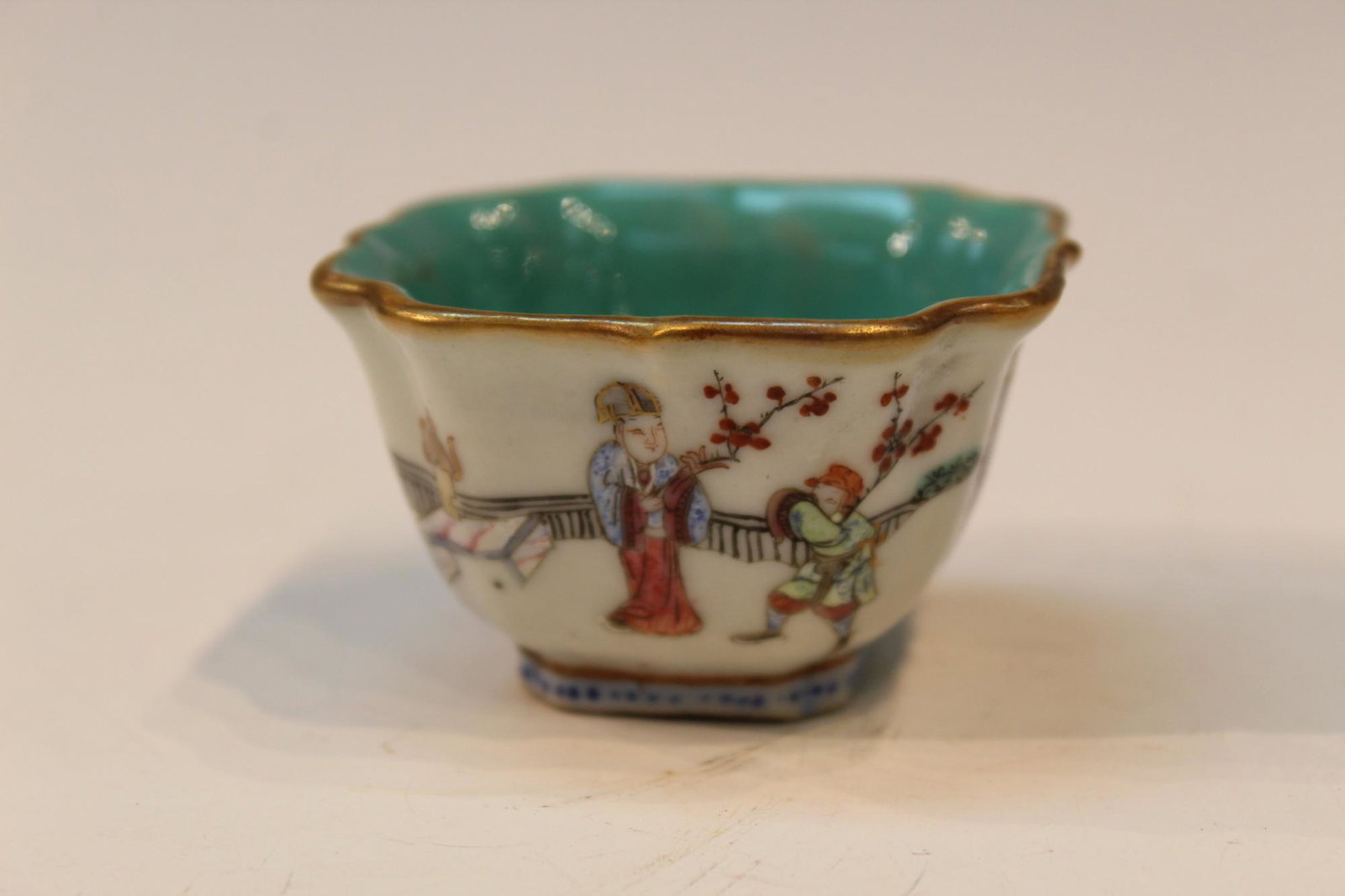 Chinese Famille Rose Porcelain Cup: Chinese Famille Rose Porcelain Cup. Diam 6.25cm