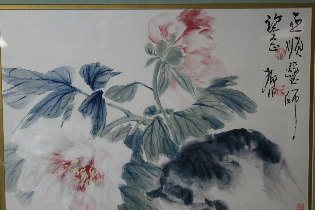 Framed Chinese Flower Print (1 of 4)