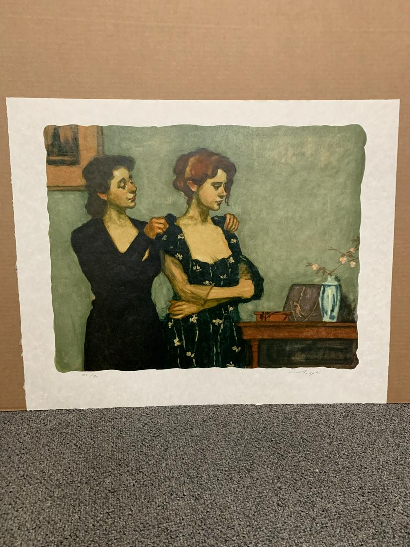 Malcolm Liepke signed limited edition lithograph, (1 of 2)