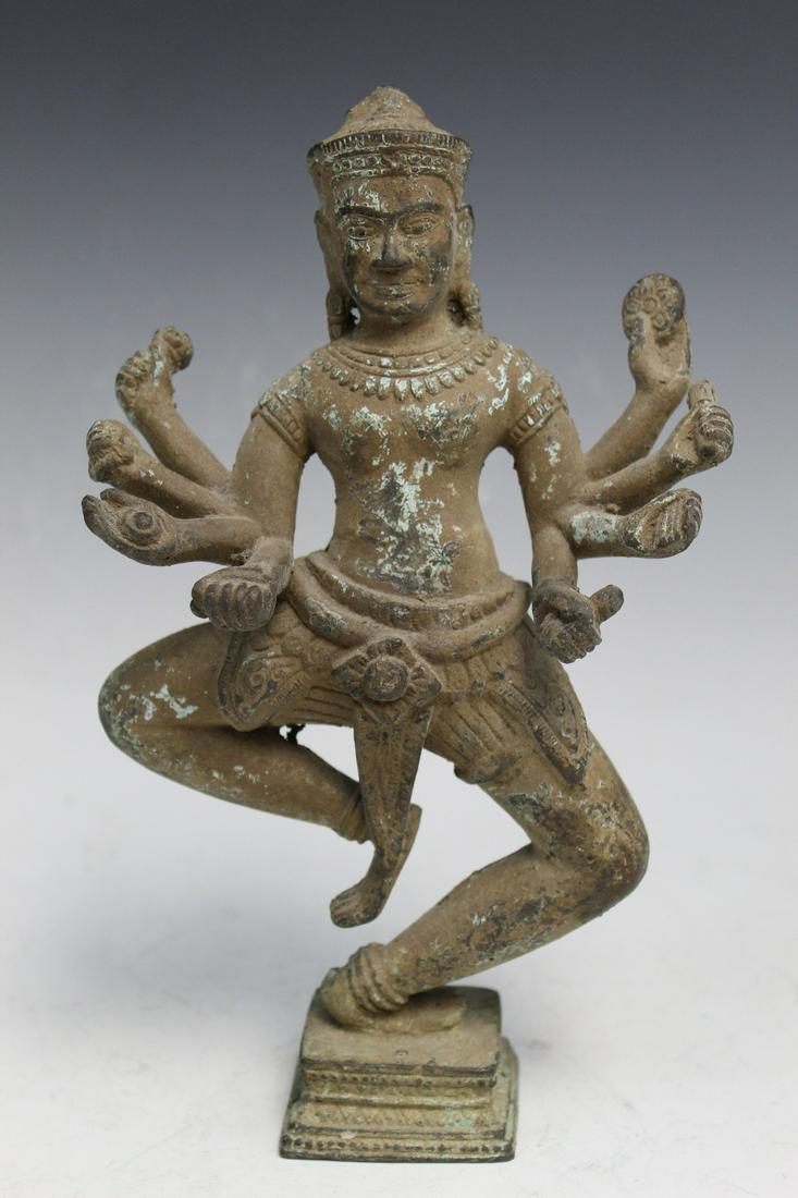 Southeastern Asian Bronze Statue (1 of 6)