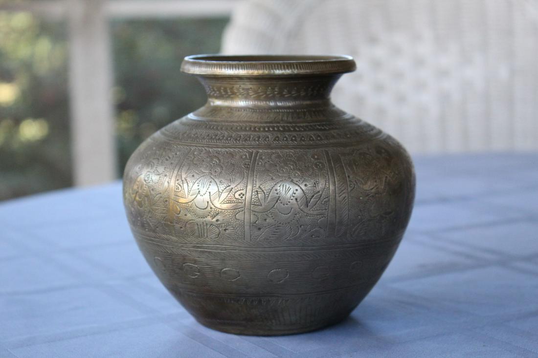 Indian brass vessel (1 of 6)