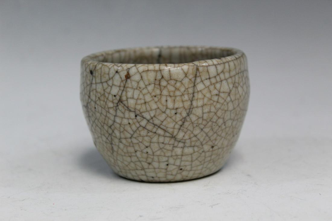 Chinese Ge Ware Small Porcelain Cup (1 of 5)