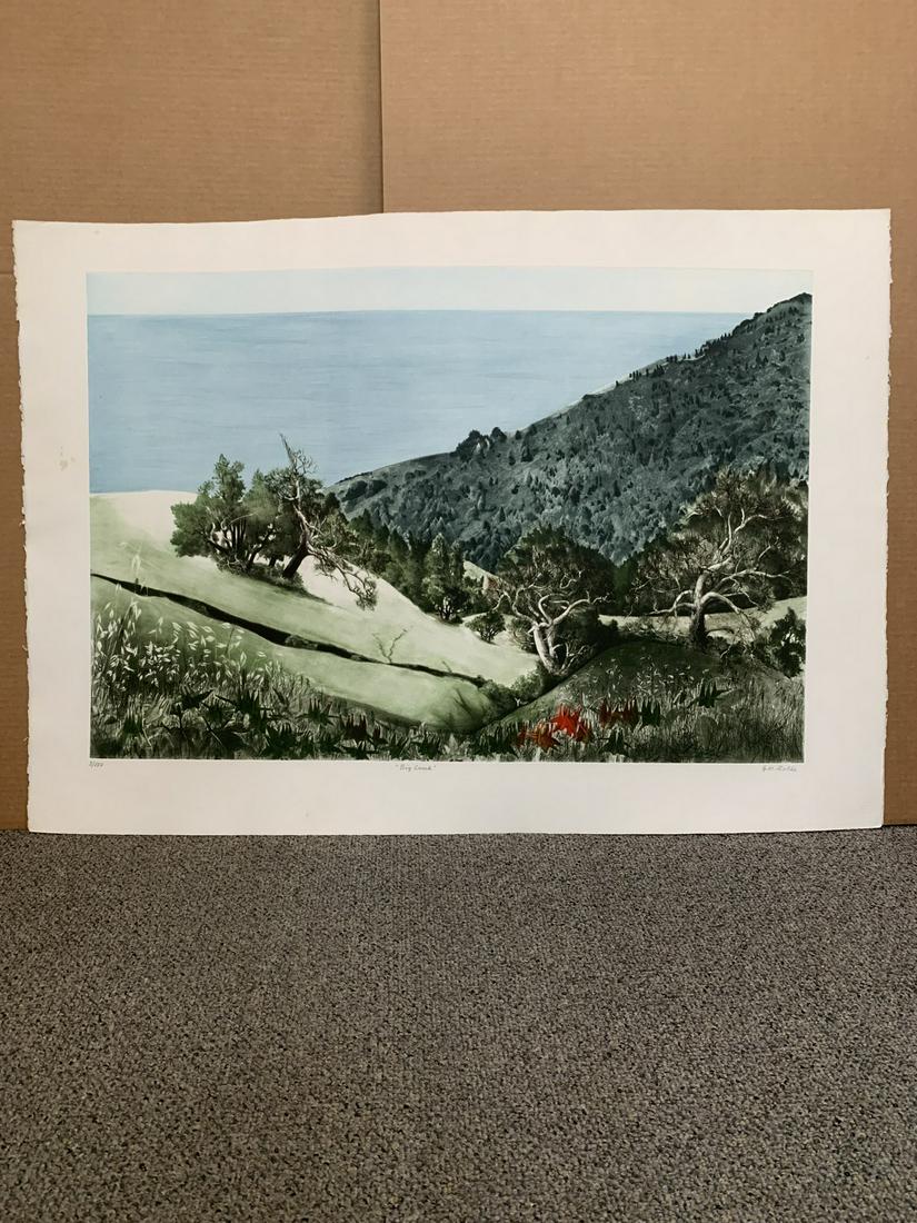 G. H. Rothe signed limited edition etching, "Big Creek" (1 of 1)