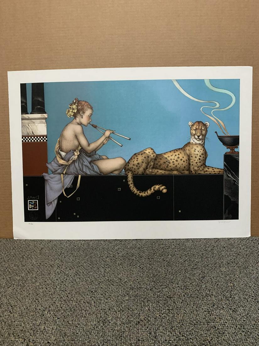Michael Parkes signed limited edition lithograph print, (1 of 1)
