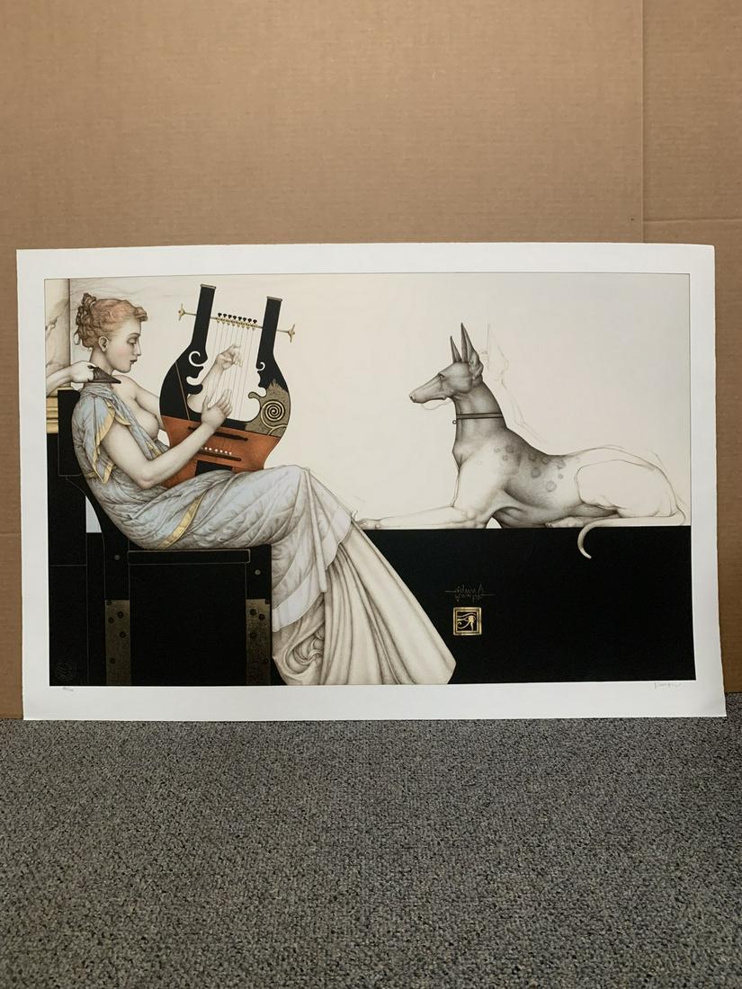 Michael Parkes signed limited edition lithograph print, (1 of 1)