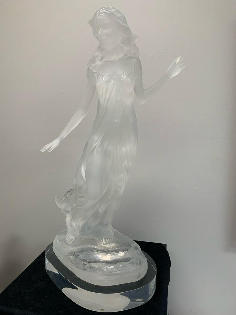 Frederick Hart "Hope" limited edition acrylic sculpture: Frederick Hart "Hope" limited edition acrylic sculpture. 26" x 14" x 9"